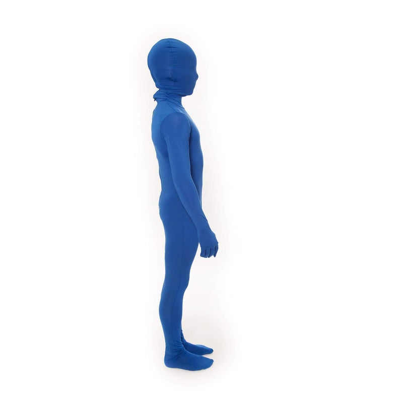 Morphsuits Blue Morph Suit Kids, Blue Body Suit Kids, Blue Bodysuit Kids, Blue Skin Suit Costume Kids, Zentai Bodysuit Kids S - Image 2